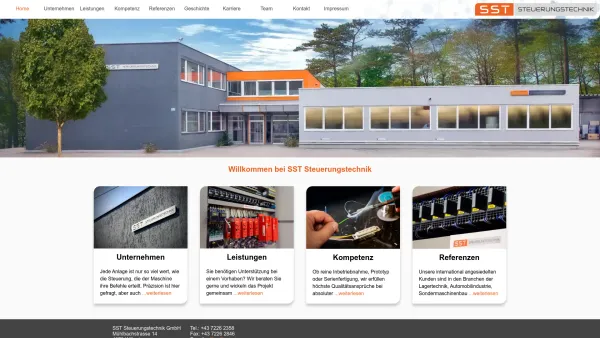 Website Screenshot: SST Stadler Steuerungstechnik GmbH - SST Steuerungstechnik GmbH - Home - Date: 2023-06-14 10:45:22