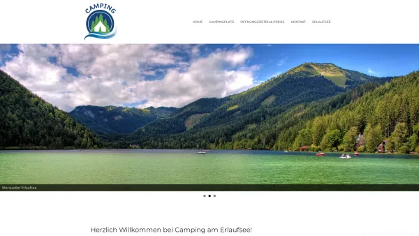 Website Screenshot: Gemeinde St. Sebastian - Camping am Erlaufsee - Malerisches Gebirgspanorama, frische Bergluft – Entspannung pur - Date: 2023-06-26 10:22:09