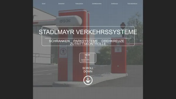 Website Screenshot: Stadlmayr Verkehrssysteme - Schranken, Drehkreuze, Parksysteme und Zutrittskontrolle - Date: 2023-06-26 10:22:09