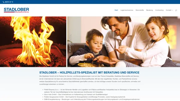 Website Screenshot: Karl Stadlober Brennstoffe Pellets Heizung Lagerung Lieferung - Stadlober Brennstoffe und Service | Pellets Wärme Beratung - Date: 2023-06-26 10:22:09