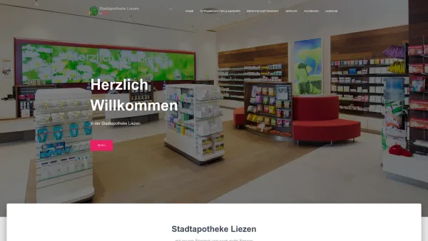 Website Screenshot: ELI-STADTAPOTHEKE LIEZEN - Stadtapotheke Liezen – Die Apotheke in Liezen im Einkaufszentrum ELI - Date: 2023-06-26 10:22:09