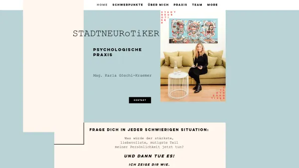 Website Screenshot: Psychologische Praxis Stadtneurotiker - Psychologe Wien | Therapie | Diagnostik | Stadtneurotiker - Date: 2023-06-26 10:26:46
