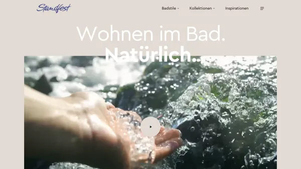 Website Screenshot: Standfest Wohnen im Bad GmbH - Standfest – Wohnen im Bad - Date: 2023-06-26 10:22:12