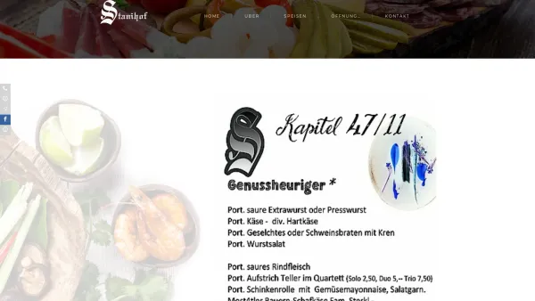 Website Screenshot: Stanihof Heurigenlokal Heuriger Poppendorf Niederösterreich - Stanihof - 2022.11 - Date: 2023-06-26 10:22:12