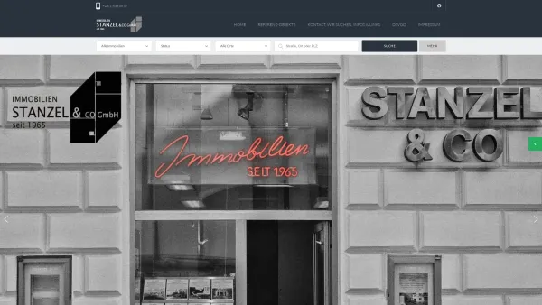 Website Screenshot: [ Stanzel Co Immobilien www.stanzel.at - Stanzel & Co Immobilien - Date: 2023-06-14 10:45:25