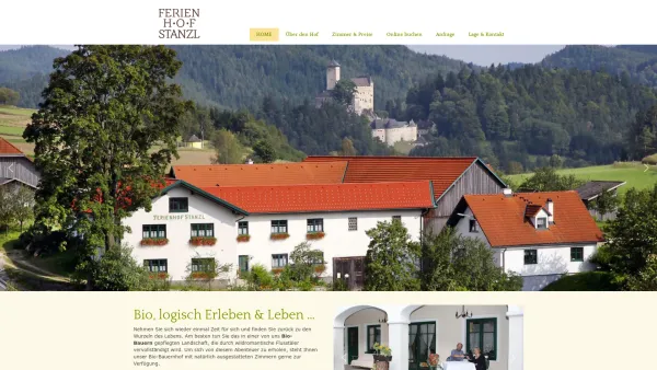 Website Screenshot: Der Ferienhof Anna liegt in Grünbach einem kleinen Dorf in der Gemeinde Rappottenstein im Waldviertel - Ferienhof-Stanzl - Date: 2023-06-26 10:22:14