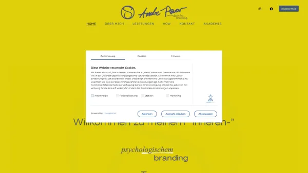 Website Screenshot: Starke Marke der Online Shop für Logo und Corporate Design. - Psychologische- Branding Beratung für Selbständige in Innsbruck - Date: 2023-06-26 10:22:15