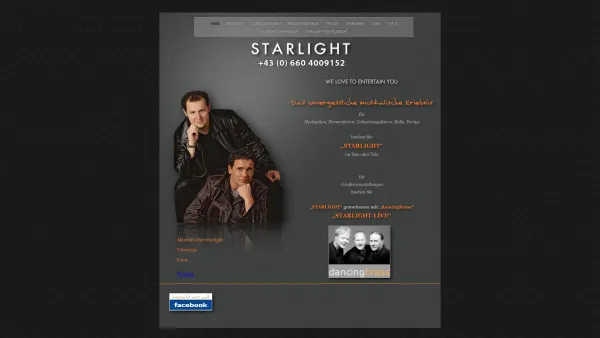 Website Screenshot: Fredys Starlight - Starlight +43 (0) 660 4009152 - Date: 2023-06-26 10:22:15