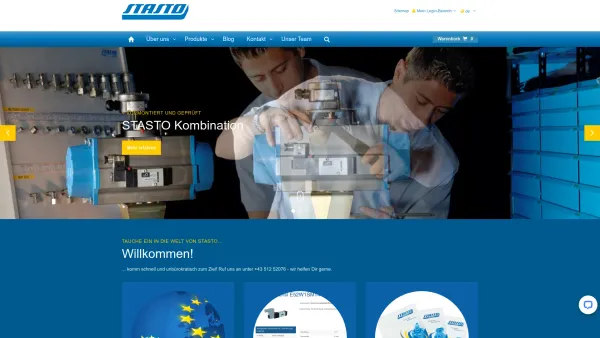 Website Screenshot: STASTO Ing. Stocker KG - STASTO Automation - Date: 2023-06-14 10:45:28