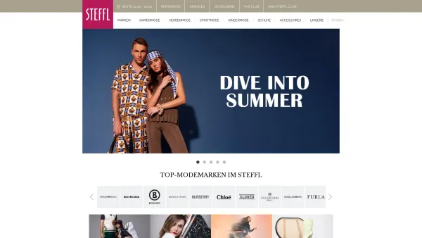 Website Screenshot: Kaufhaus STEFFL - Mode & Fashion im Steffl Department Store | Kaufhaus in Wien - Date: 2023-06-14 10:38:10