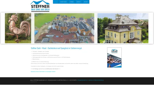Website Screenshot: Johann STEFFNER Gesellschaft TELEKOM AUSTRIA Lix BusinessWeb - Wand und Dach Steffner - Date: 2023-06-14 10:45:25