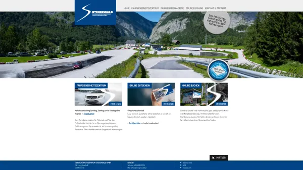 Website Screenshot: Fahrsicherheitszentrum Stegenwald - Fahrsicherheitszentrum Stegenwald Salzburg Fahrlehrerakademie - Date: 2023-06-26 10:22:18