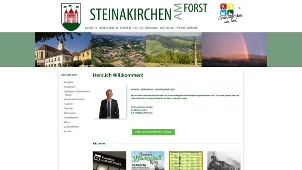 Website Screenshot: Schager Petra crehaar Gemeinde Steinakirchen am Forst - Aktuelles | Steinakirchen am Forst - Date: 2023-06-26 10:22:18