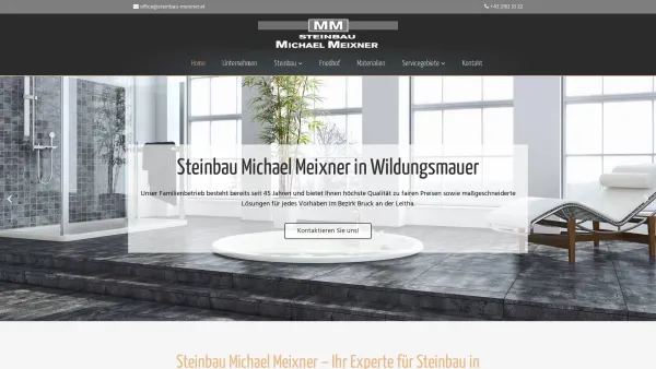 Website Screenshot: Steinbau Meixner - Steinbau in Wildungsmauer | Steinbau Michael Meixner - Date: 2023-06-26 10:22:18