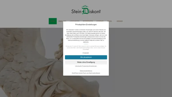 Website Screenshot: Stein Diskont GmbH - Home - Stein Diskont - Date: 2023-06-14 10:45:25