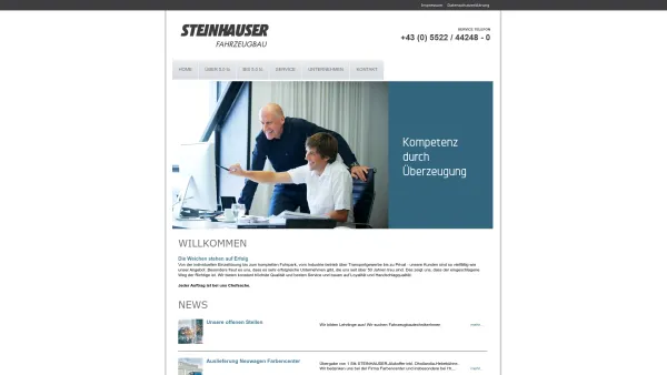 Website Screenshot: Steinhauser Fahrzeugbau - Home - Steinhauser Fahrzeugbau GMBH & Co KG - Date: 2023-06-14 10:45:28