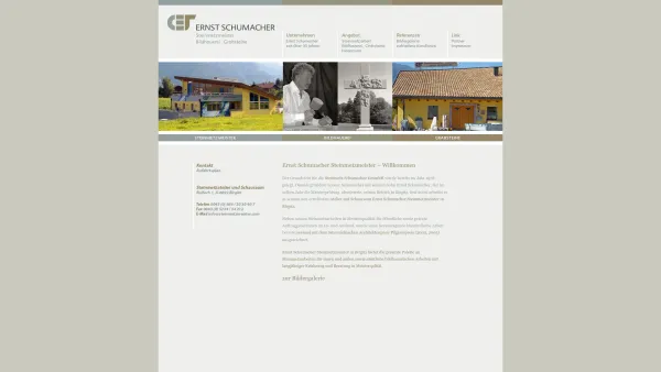 Website Screenshot: Ernst Schumacher Steinmetzmeister in Birgitz - steinmetzmeister - Date: 2023-06-14 10:45:28