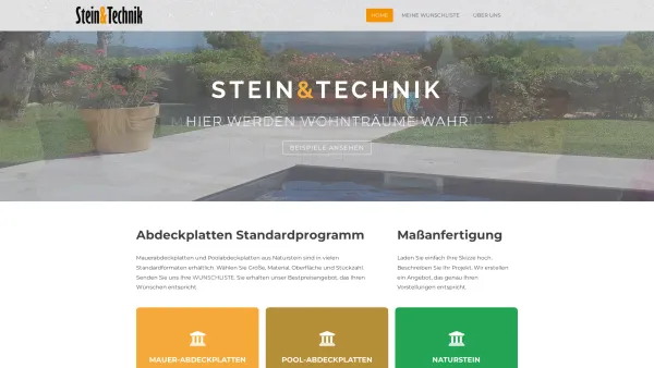 Website Screenshot: Steintechnik Frühwirth - https://www.Steintechnik.at - Date: 2023-06-26 10:22:21