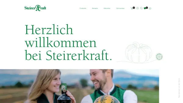 Website Screenshot: Steirerkraft Naturprodukte GmbH - Servus bei Steirerkraft! - Date: 2023-06-14 10:45:28