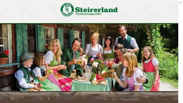 Website Screenshot: STEIRERLAND Trachten - Steirerland Trachten - Date: 2023-06-14 10:45:28
