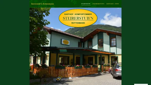 Website Screenshot: Siegmund www.steirerstubn.com - Steirerstubn Rottenmann - Auf der Sonnenseite der Stadt - Date: 2023-06-26 10:22:21