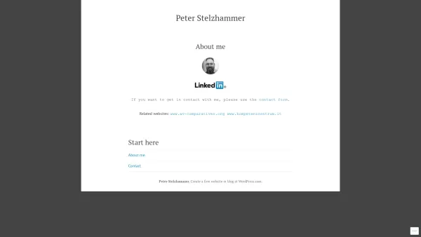 Website Screenshot: Peter Neue Seite 1 - Peter Stelzhammer - Date: 2023-06-26 10:22:21