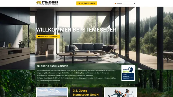 Website Screenshot: G.S. Georg Stemeseder index - G.S. Stemeseder GmbH - G.S. Stemeseder GmbH - Date: 2023-06-26 10:22:21