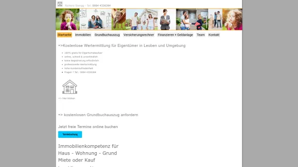Website Screenshot: Versicherungsmakler, Immobilienmakler - Stengg Immobilien - Versicherungen - Date: 2023-06-26 10:22:21
