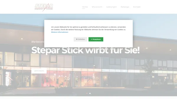 Website Screenshot: Stepar Stick - Stepar - Werbecenter und Stickerei - Date: 2023-06-26 10:22:21