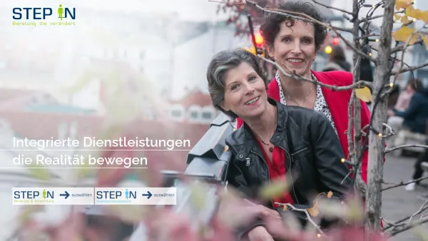 Website Screenshot: Step In OEG-Integrierte Organisations & Personalentwicklung - Home deutsch - Stepin - Date: 2023-06-14 10:37:46