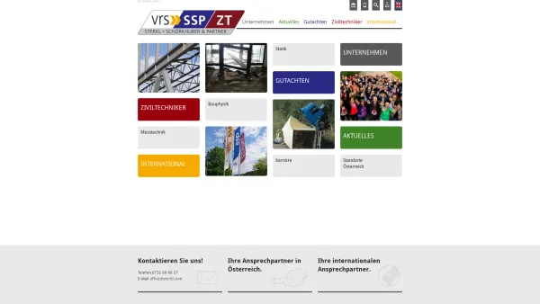 Website Screenshot: Sterkl Partner Ziviltechniker GmbH - Gutachter, Ziviltechniker, Statiker, Sachverständiger & Bauphysiker - Österreich & international | Sterkl, Schörkhuber & Partner - Date: 2023-06-26 10:22:21