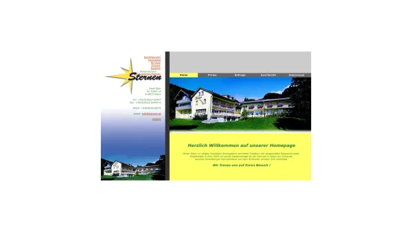 Website Screenshot: Hotel Pension Sternen - Hotel-Pension Sternen, Josef, Eller, Im Tobel 14, 6833 Klaus, Vorarlberg, Österreich, Lyoness, Hotel, - Date: 2023-06-26 10:22:24