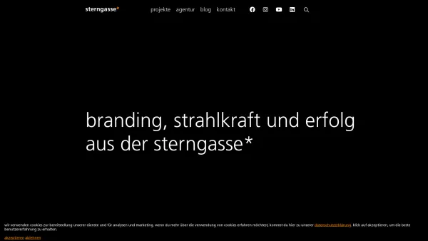 Website Screenshot: büro sterngasse*
georg zöchling e.u. werbeagentur - sterngasse* - full-service agentur für branding, websites & ecommerce - Date: 2023-06-15 16:02:34