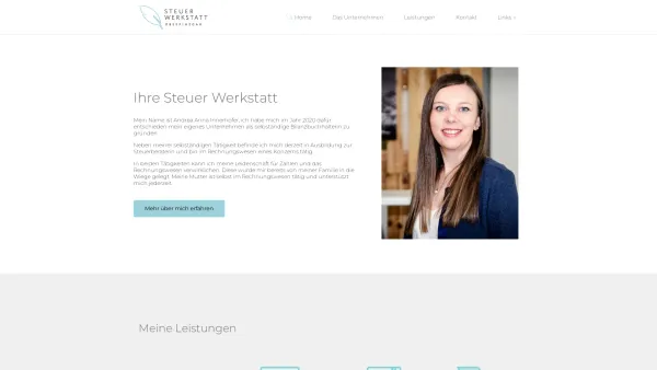 Website Screenshot: Mobile Steuer Werkstatt - Home - Steuerwerkstatt Oberpinzgau - Date: 2023-06-14 10:45:28