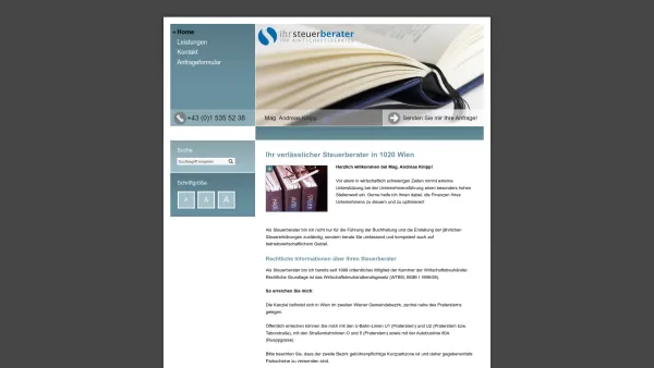 Website Screenshot: Knipp Andreas Index of - Steuerberater | 1020 Wien - Knipp Andreas Mag - Date: 2023-06-26 10:22:24