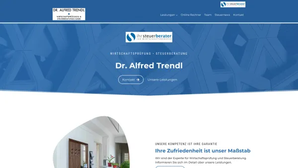 Website Screenshot: Mag. Dr. Alfred Dr. Alfred Trendl - Dr. Alfred Trendl - Date: 2023-06-26 10:22:24