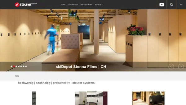 Website Screenshot: SteurerAltach Steurer GmbH - Skidepot-Systeme, Garderoben, Trocknung & Fundamentbau : Steurer-Systems - Date: 2023-06-26 10:22:24