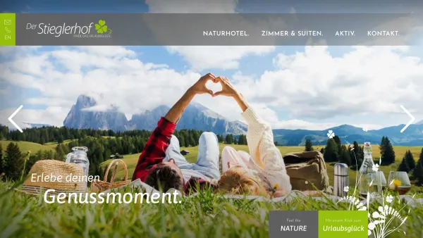 Website Screenshot: Ferien & Familienhotel Stieglerhof-Walchhof - Ihr Hotel in Radstadt, nahe Obertauern - Natur- & Familienhotel Stieglerhof - Date: 2023-06-26 10:22:27