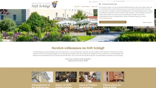 Website Screenshot: Stiftsbrauerei Schlägl e.U. - Willkommen an einem Ort der Vielfalt! - Date: 2023-06-26 10:22:27