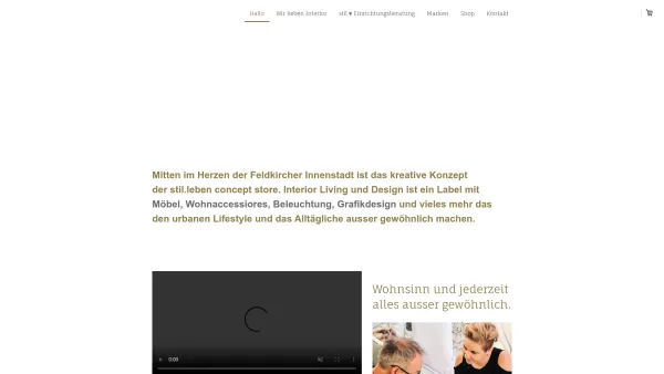 Website Screenshot: stil.leben concept store - Wohnsinn und jederzeit alles ausser gewöhnlich - stil.leben - Date: 2023-06-15 16:02:34