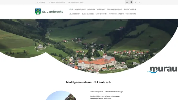 Website Screenshot: Marktgemeindeamt St.Lambrecht - Marktgemeinde Sankt Lambrecht - Date: 2023-06-26 10:22:27
