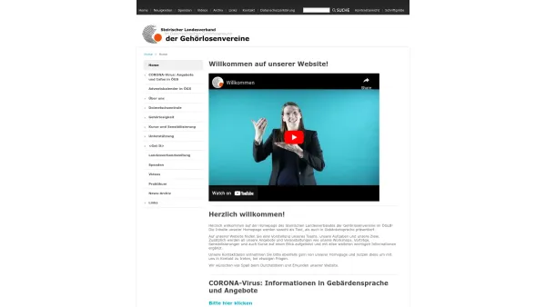 Website Screenshot: Steirischer Landesverband der Gehörlosenvereine im Österreichischen Gehörlosenbund - Home: stlvgv.at - Date: 2023-06-26 10:22:27