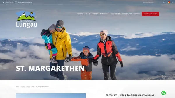 Website Screenshot: Gemeindeamt St Margarethen im Tourismusverband St. Margarethen - Salzburger Lungau | Urlaub in St. Margarethen - Date: 2023-06-26 10:22:27