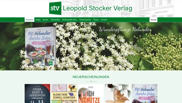 Website Screenshot: Leopold Stocker Stocker Verlag Graz - Buchvorstellungen - Stocker-Verlag - Date: 2023-06-26 10:22:30
