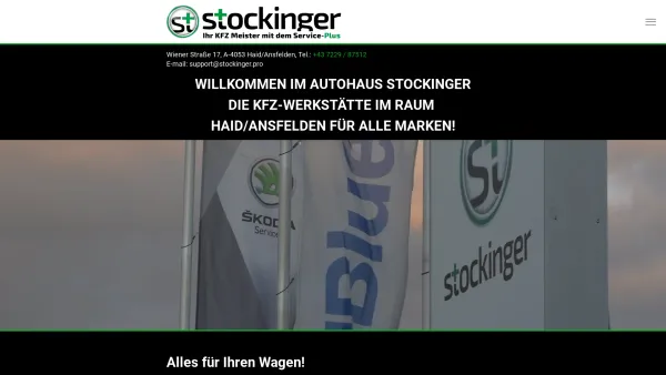 Website Screenshot: Autohaus A.Stockinger - Homepage - Date: 2023-06-14 10:46:52