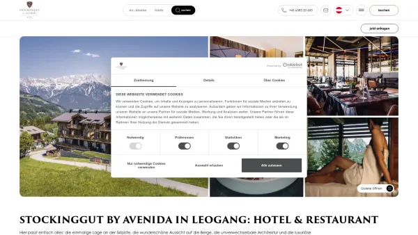 Website Screenshot: Romantik Landhotel Stockinggut **** - Stockinggut by AvenidA | Hotel & Residences Leogang - Date: 2023-06-26 10:22:30