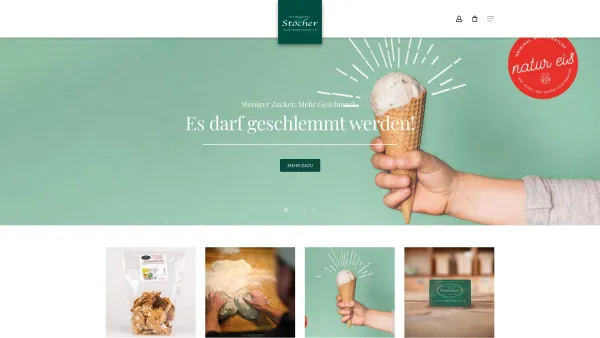 Website Screenshot: Bio-Bäckerei-Café-Konditorei Stöcher - Bio-Bäckerei Stöcher - Bad Zell, Oberösterreich - Date: 2023-06-15 16:02:34