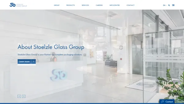 Website Screenshot: Stölzle-Oberglas Aktiengesellschaft Co. Unternehmen - Glass Bottle Manufacturer in Europe » all Details | Stoelzle - Date: 2023-06-15 16:02:34