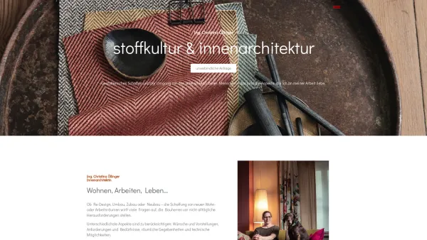 Website Screenshot: Christina Öllinger stoffkultur e.U - Stoffkultur Christina Öllinger - Stoffkultur - Date: 2023-06-26 10:22:30