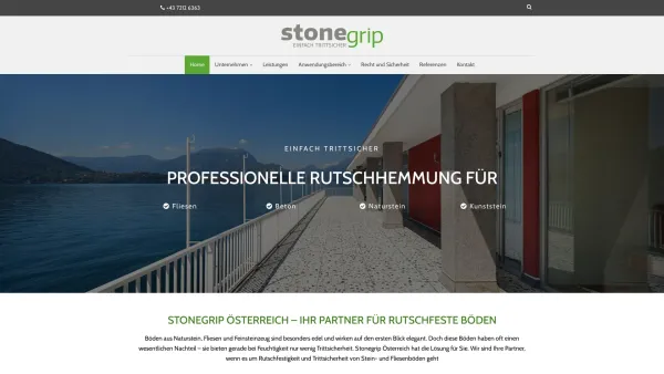 Website Screenshot: Stonegrip H.u. R. Steinöcker OG - Willkommen bei Stonegrip Österreich in Zwettl an der Rodl - Date: 2023-06-26 10:22:30